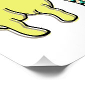 犬カラフルのお尻 ポスター (コーナー)