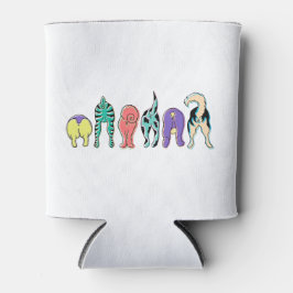 犬カラフルのお尻 缶クーラー