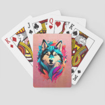 犬カラフルの頭の毛の鮮やか生えた恋人