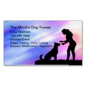 犬カラフル調教師の名刺 マグネット名刺