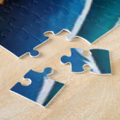 犬カラフル顔接写 ジグソーパズル (側面)