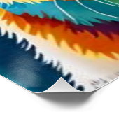 犬カラフル顔接写 ポスター (コーナー)