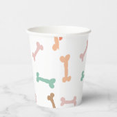 犬カラフル骨パーティー 紙コップ (右)