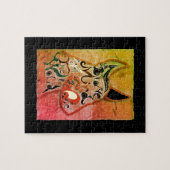 犬カラフル：勇敢な心が世界を征服する ジグソーパズル (横)