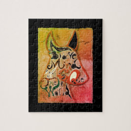 犬カラフル：勇敢な心が世界を征服する ジグソーパズル