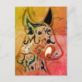 犬カラフル:勇敢な心が世界を征服する ポストカード (正面)