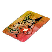 犬カラフル：勇敢な心が世界を征服する マグネット (左側)