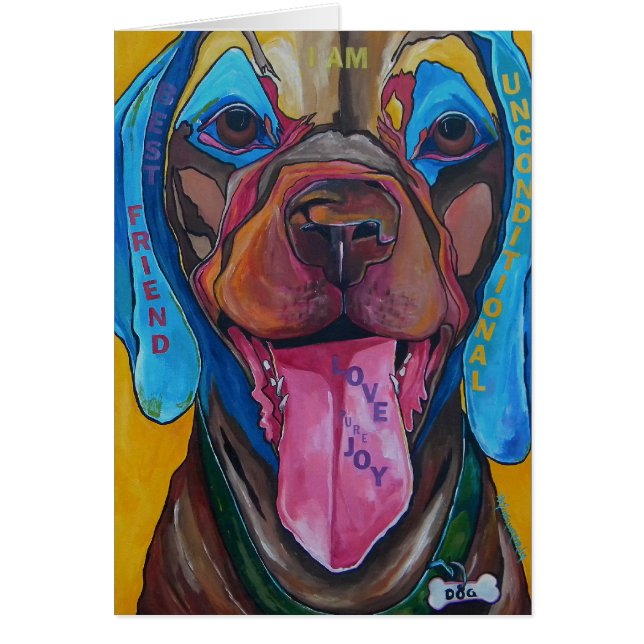 犬カード (正面)