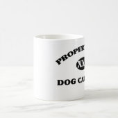 犬キャッチャーの特性 コーヒーマグカップ (中央)