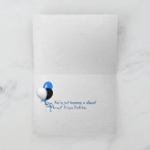 犬クラシック付き古い車 カード (内部)