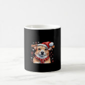 犬クリスマス クラシックTシャツ コーヒーマグカップ (中央)