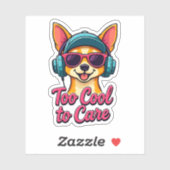 犬クールのステッ気にクを使い過ぎる シール (シート)