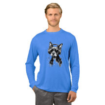 犬クールのヘッドフォンかわいいペット白黒インク