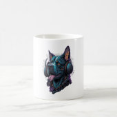 犬クールは聞音楽に合う コーヒーマグカップ (中央)