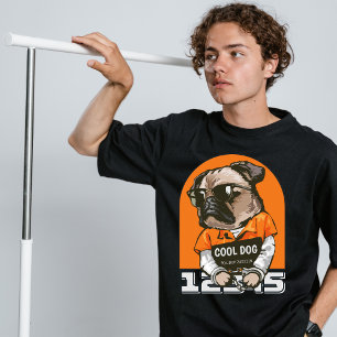 犬クール通り衣服Tシャツ Tシャツ