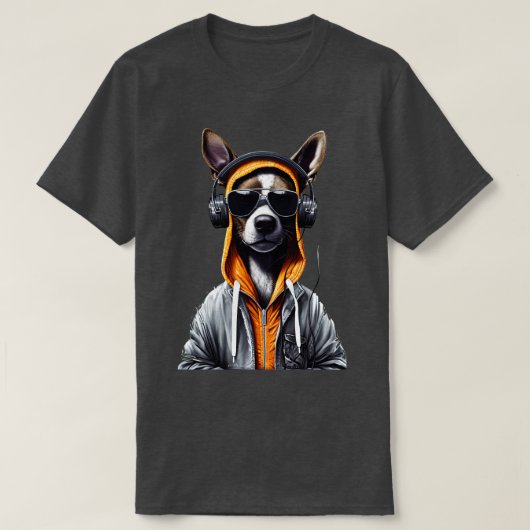犬クール Tシャツ (デザイン正面)