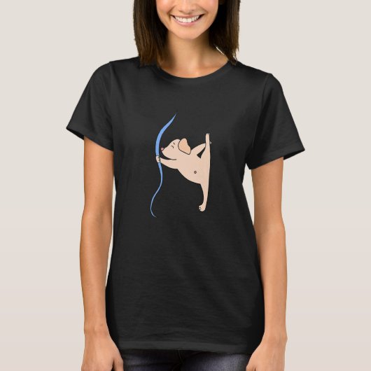 犬グラフィック体操体操Acrobat曲芸 Tシャツ (正面)