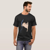 犬グラフィック体操体操Acrobat曲芸 Tシャツ (正面フル)