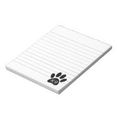 犬グランジ動揺しての足K-9ライニング ノートパッド (回転)