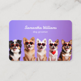 🐾犬グルーミングカスタムQR 名刺