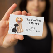 犬グルーミングサロンペットケア 名刺