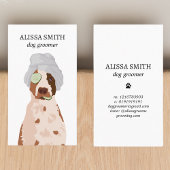 犬グルーミングスパおもしろい美学 名刺