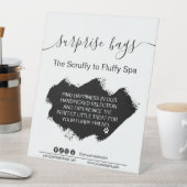 犬グルーミングビジネスサインドッグトリマーシンボルや象徴 台座サイン (インサイチュ)