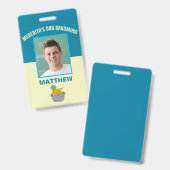 犬グルーミングビジネスドッグトリマー パーソナライズされた バッジ (Front & Back)