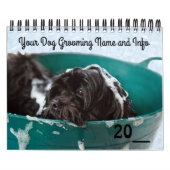 犬グルーミングペットストア会社カレンダー カレンダー (カバー)