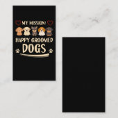 犬グルーミングラブアニマルズドッグトリマー 名刺 (正面/裏面)