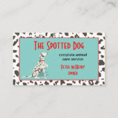 犬グルーミング動気に物サービス名刺 名刺 (正面)