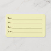 犬グルーミング及びペットケアサービス 予約カード (裏面)