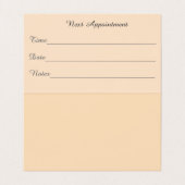 犬グルーミング及びペット介護サービスアポイントメント 名刺 (内部フラット)