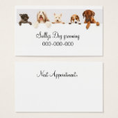 犬グルーミング名刺 (正面&裏面)