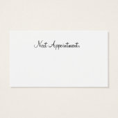 犬グルーミング名刺 (裏面)