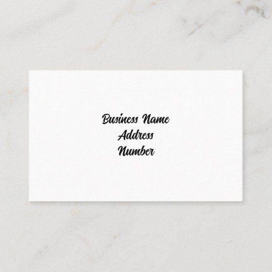 犬グルーミング名刺 名刺 (裏面)