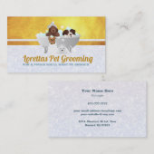 犬グルーミング名刺 名刺 (正面/裏面)