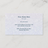 犬グルーミング名刺 名刺 (裏面)