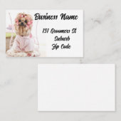 犬グルーミング名刺 名刺 (正面/裏面)