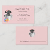 犬グルーミング名刺 名刺 (正面/裏面)