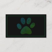 犬グルーミング名刺 名刺 (裏面)