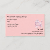 犬グルーミング名刺 名刺 (裏面)