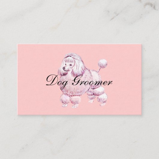 犬グルーミング名刺 名刺 (正面)