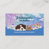 犬グルーミング名刺 名刺 (正面)