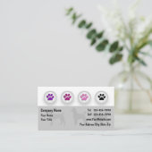 犬グルーミング名刺 名刺 (スタンド正面)