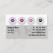 犬グルーミング名刺 名刺 (正面)