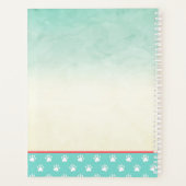 犬グルーミング犬スパアポイントメント帳 プランナー手帳 (裏面)