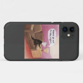 犬コーン デート 冗談 カートゥーン iPhone 5 カバー (裏面(横))