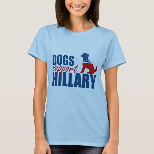 犬サポートHILLARY.png Tシャツ (正面)