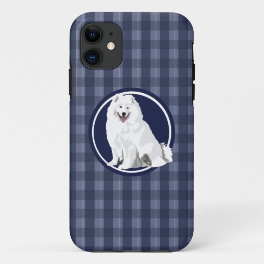 犬サモエイ Case-Mate iPhoneケース (裏面)